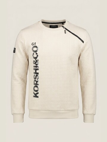 KOROSHI Sweatshirt in Weiß: Vorderseite
