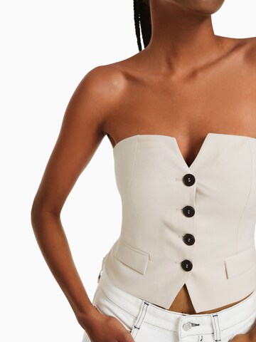 Bershka Top in Beige