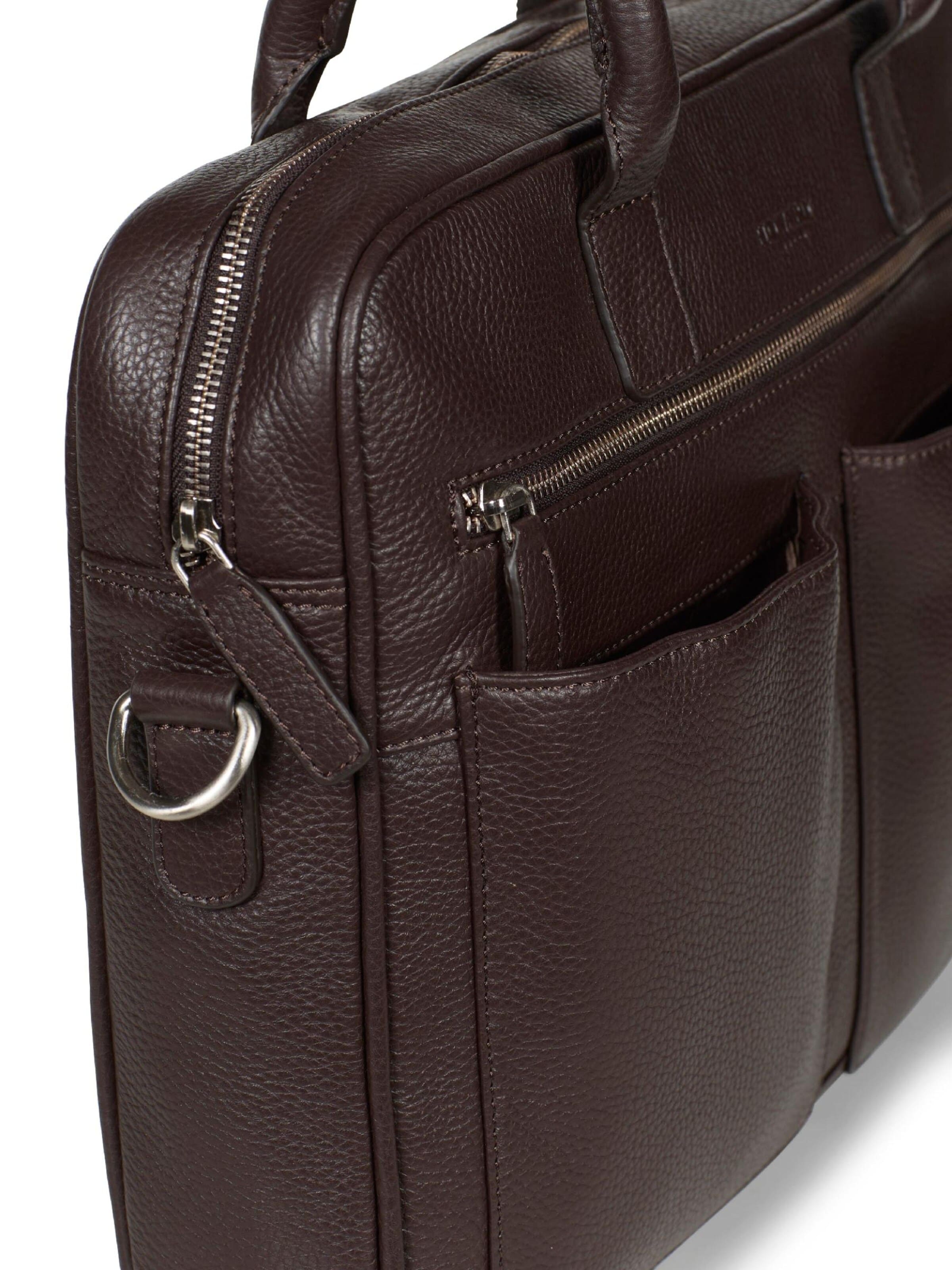 Howard London Laptoptasche 'Laptop Bag Sam Dark Brown'‌ in Braun