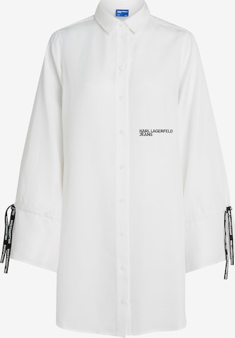 balta KARL LAGERFELD JEANS Palaidinės tipo suknelė: priekis