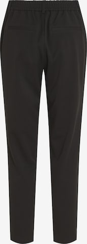 VILA Tapered Élére vasalt nadrágok 'Varone' - fekete