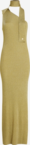 Karl LagerfeldPletena haljina - zlatna boja: prednji dio