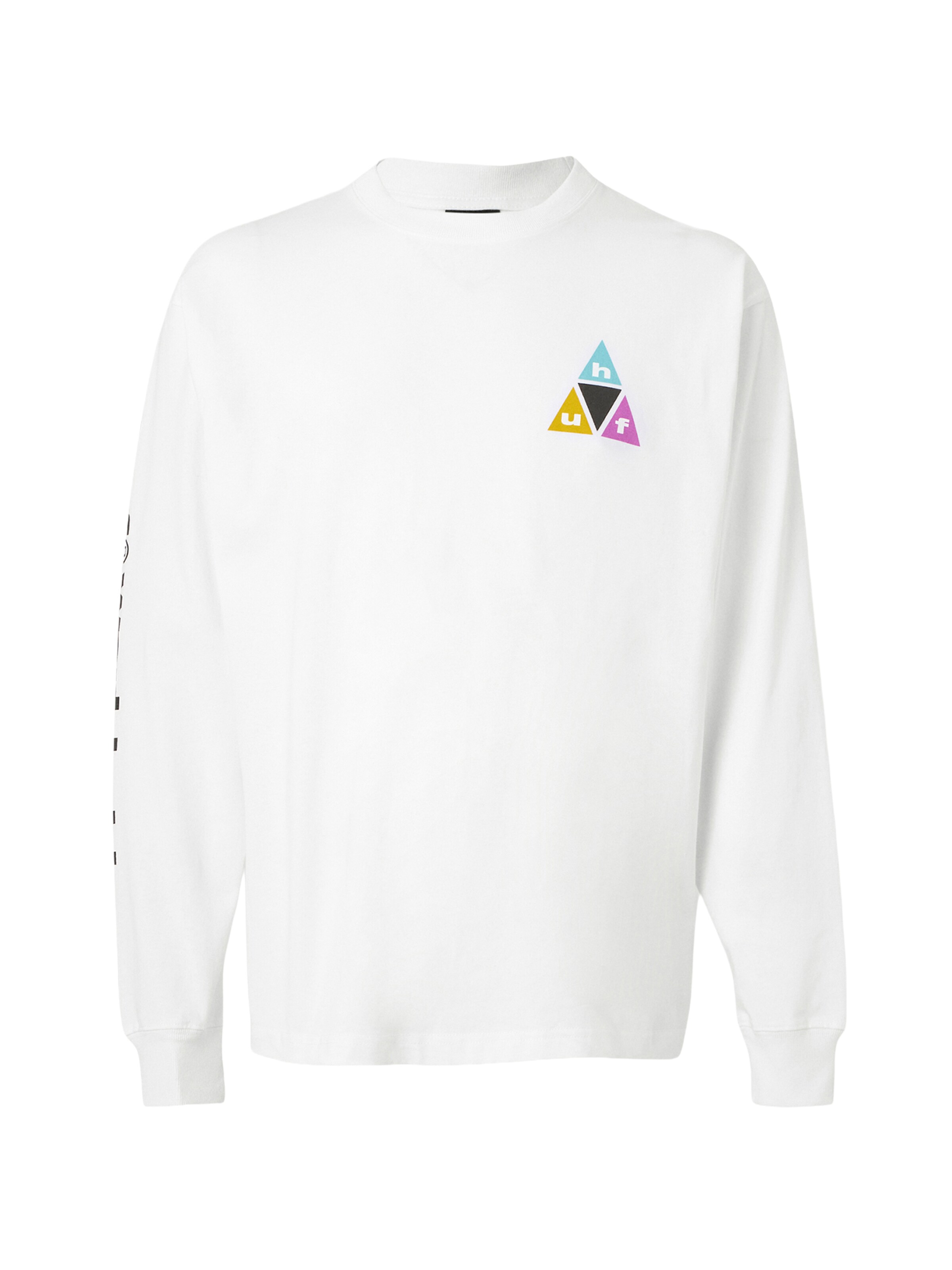 HUF Shirt 'Prism' in hellblau / pink / schwarz / weiß, Produktansicht