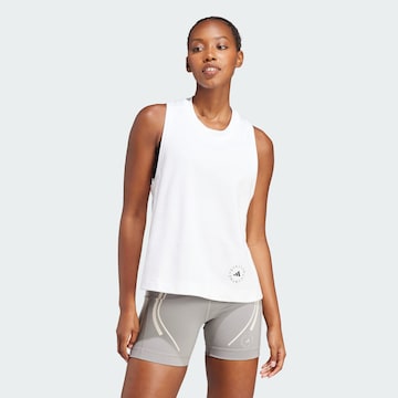 ADIDAS BY STELLA MCCARTNEY Top sportowy w kolorze biały: przód