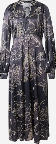 Grace - Vestido camisero 'MYSTIC' en negro: frente