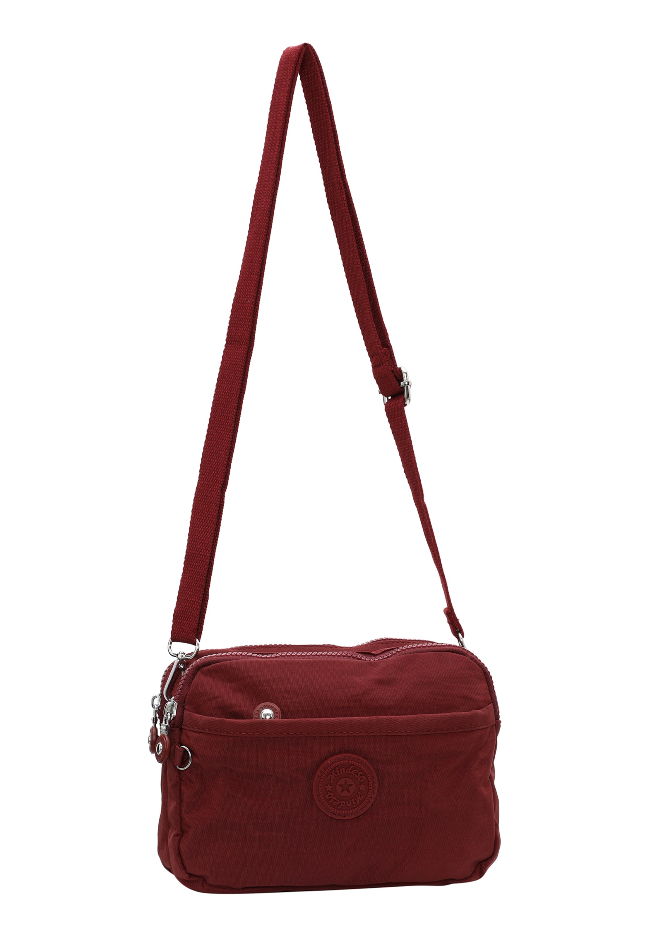 Mindesa - Bolso de hombro en rojo: frente