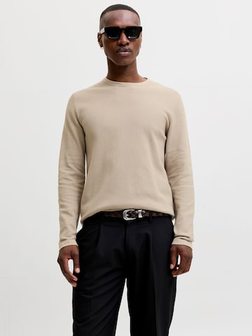 Pullover 'JJAustin' di JACK & JONES in beige: frontale