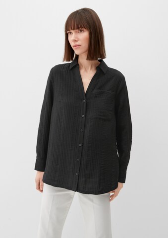 s.Oliver Blouse in Black: front