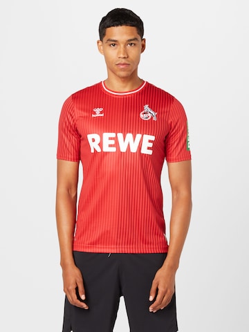 Hummel Performance Shirt 'FC Köln 23-24 Auswärts' in Red: front