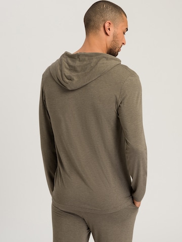 Hanro Sweatshirt ' Casuals ' in Brown