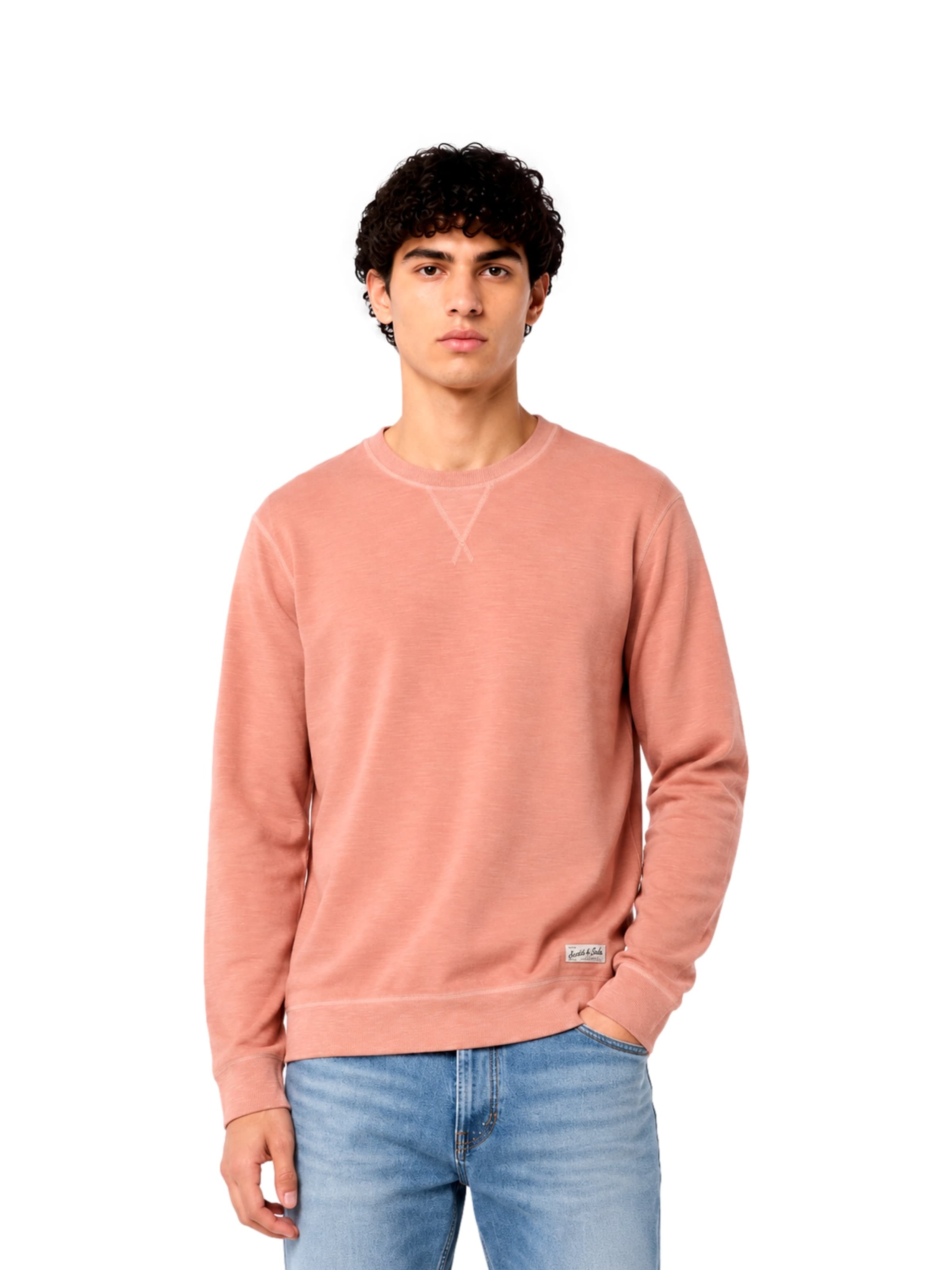 Sweat-shirt SCOTCH & SODA en rose : devant