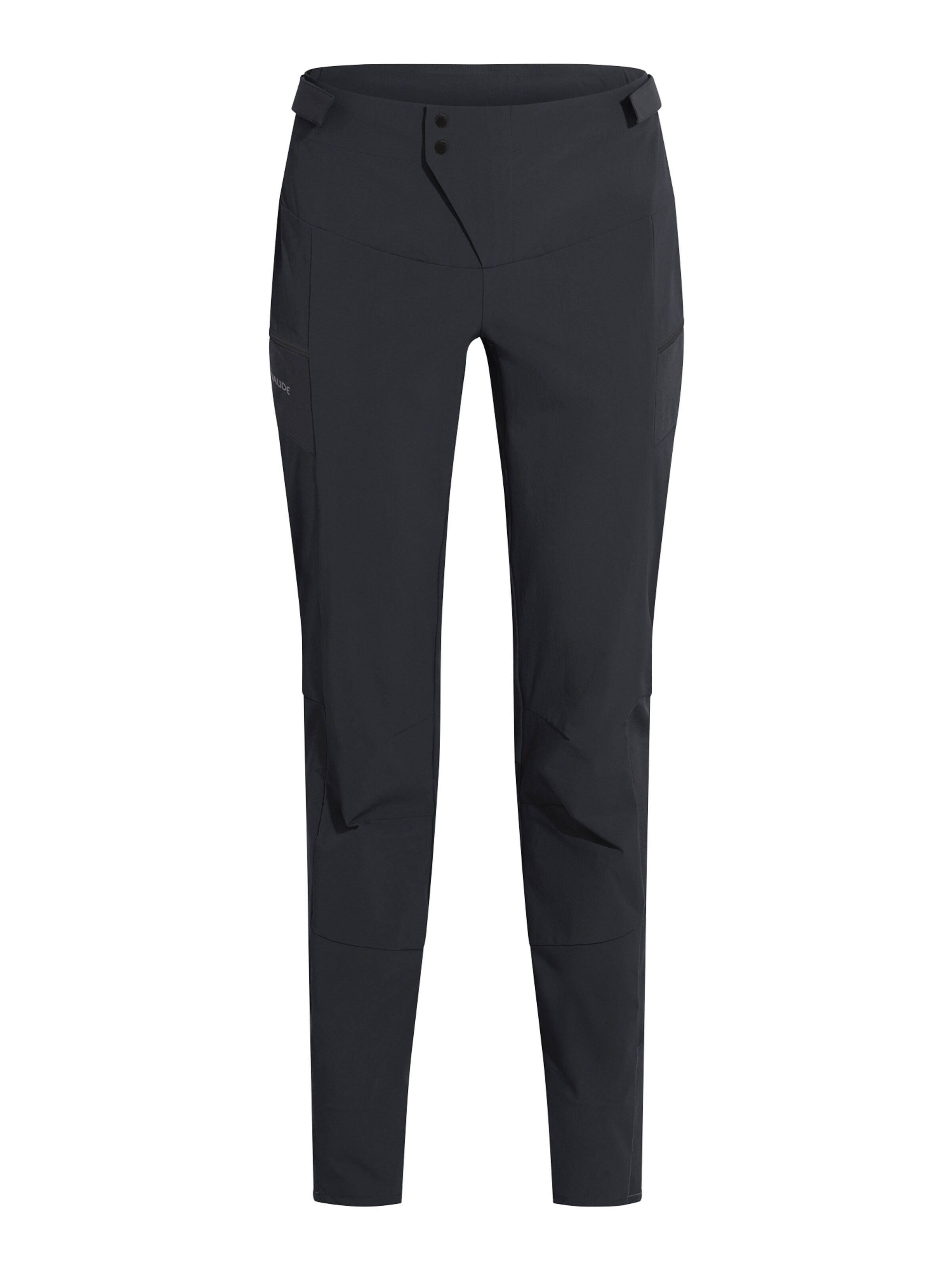 VAUDE Regular Outdoorbroek 'Moab' in Zwart: voorkant