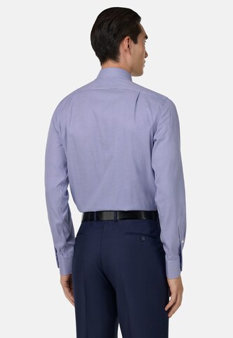 Coupe regular Chemise Boggi Milano en bleu