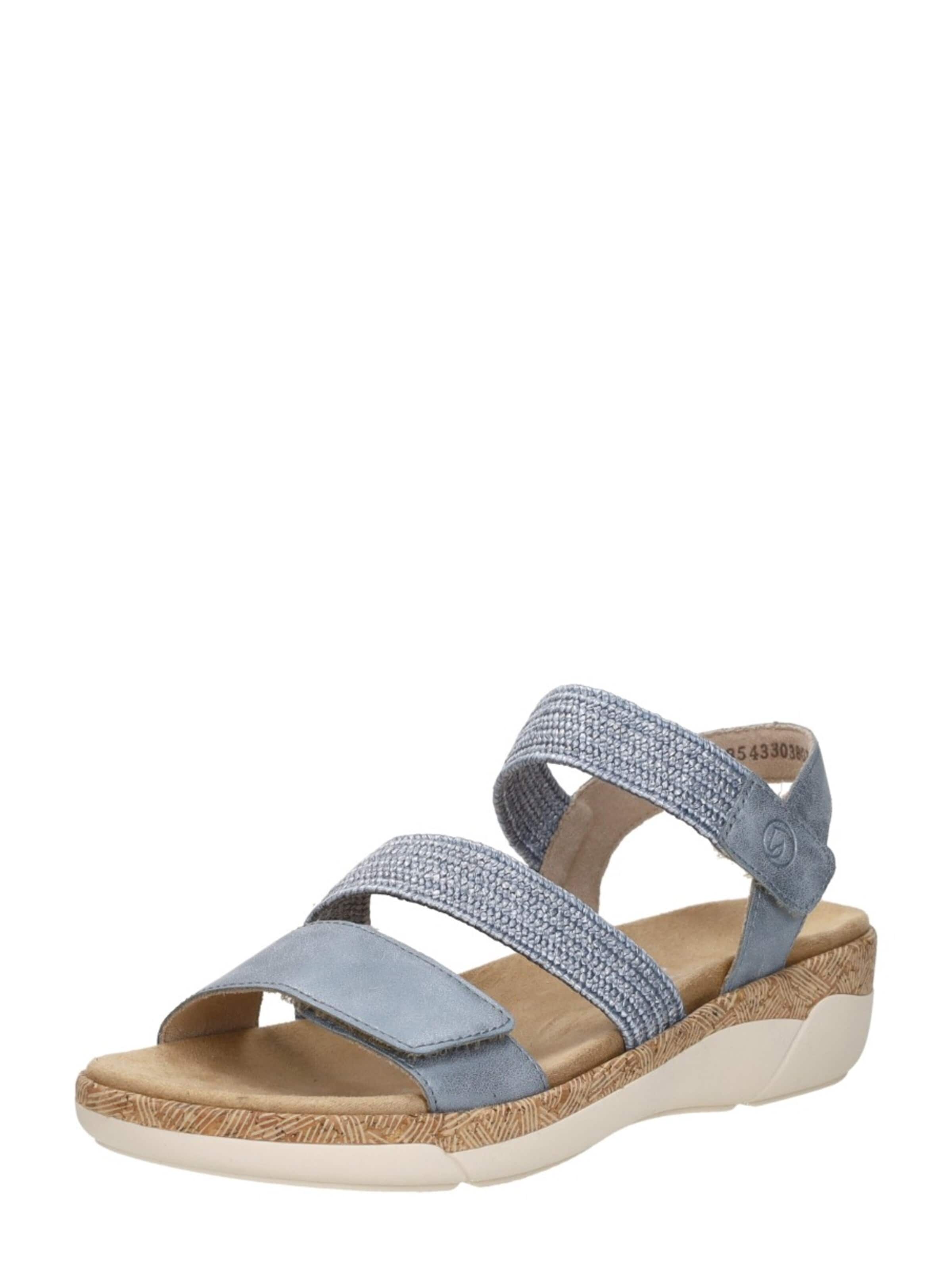 Sandales 'Sandalen Plat' REMONTE en bleu
