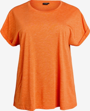 oranžinė Active by Zizzi Marškinėliai 'Abex': priekis