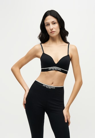 Emporio Armani Τρίγωνο Σουτιέν σε μαύρο