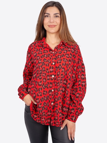Chemisier 'Leo Queen' Seasons of April en rouge