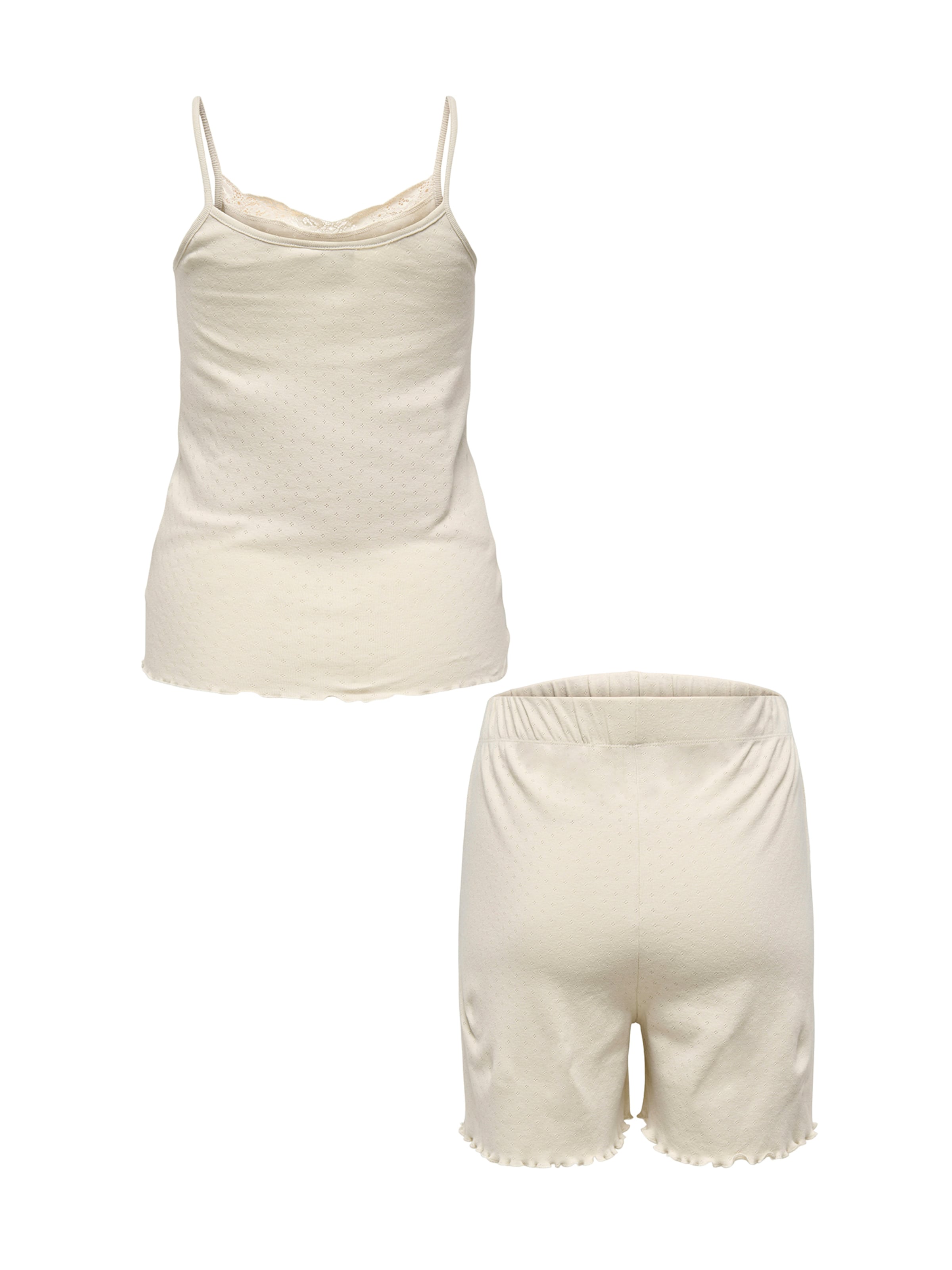 Only Maternity - Calções de pijama 'OLMPOINT' em bege