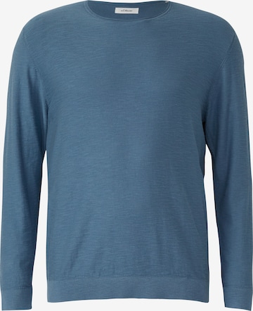 s.Oliver Pullover in Blau: Vorderseite