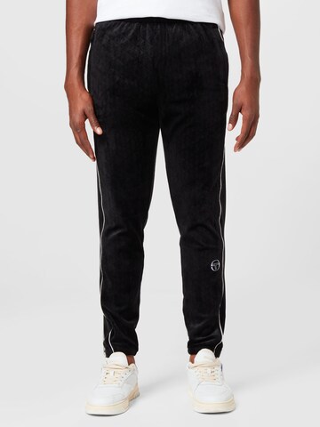 Sergio Tacchini Regular Broek in Zwart: voorkant