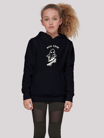 F4NT4STIC Sweatshirt 'Boo Crew Halloween' in Black: front