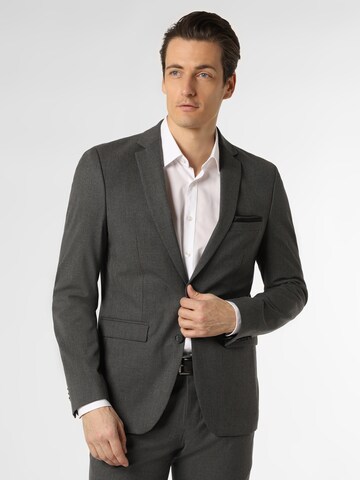 Finshley & Harding Slim fit Colbert 'Oakland' in Grijs: voorkant