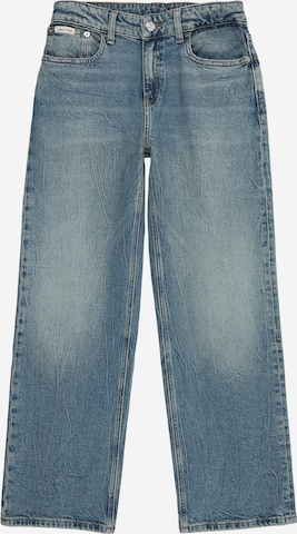 mėlyna Calvin Klein Jeans Plačios klešnės Džinsai: priekis