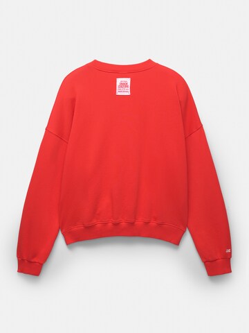 Pull&Bear Sweatshirt in Rot