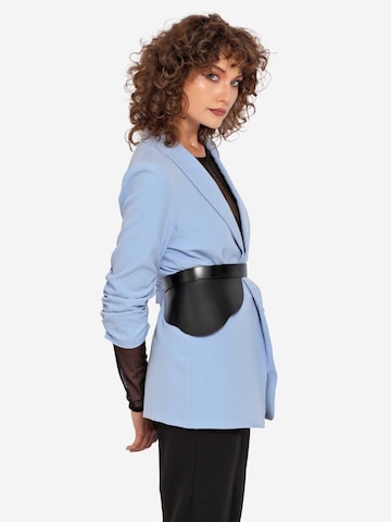 Haute Cuir Belt 'Ivy Side Peplum Belt' in Black
