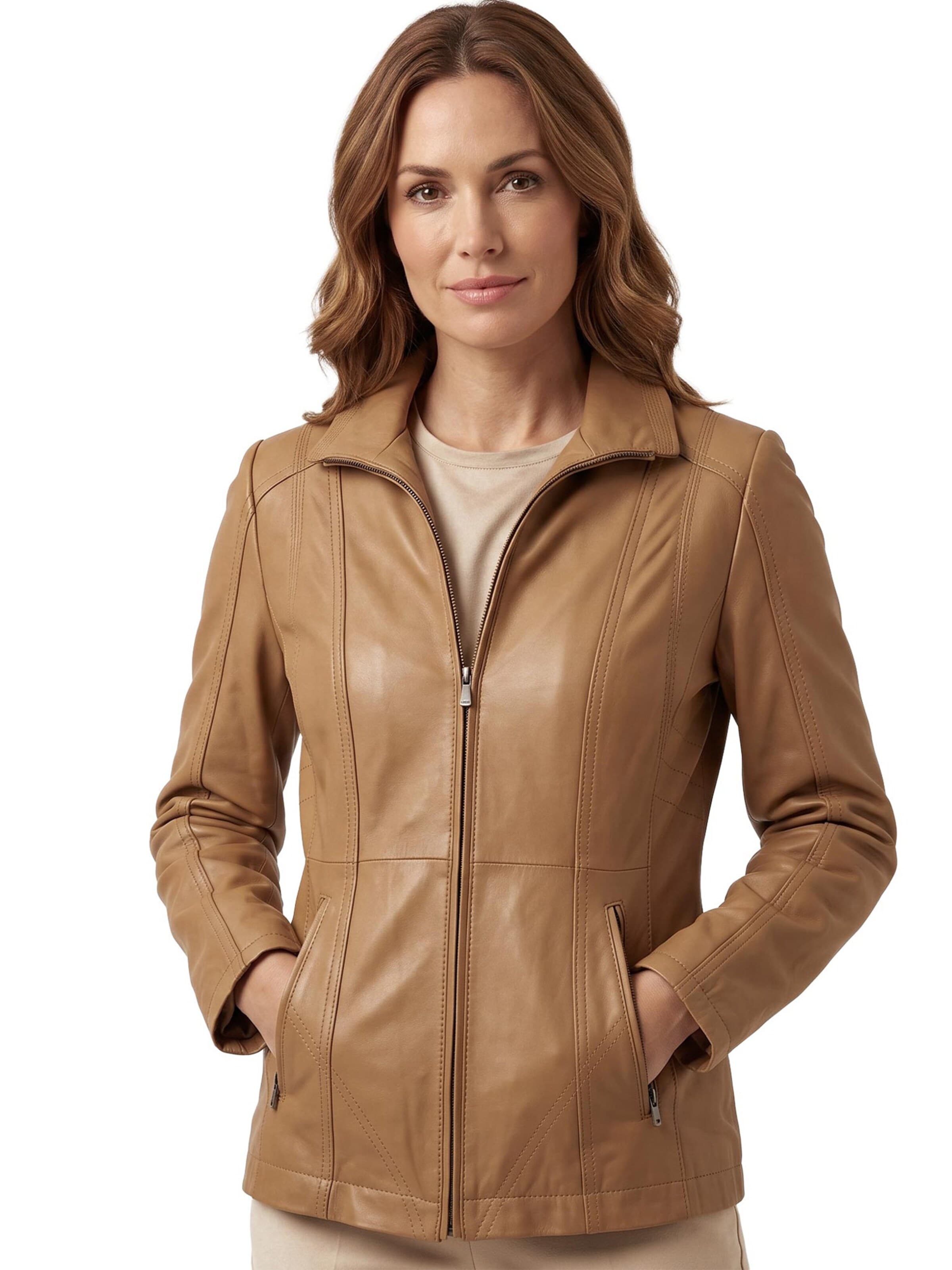 MADDOX Between-season jacket 'Line' in Beige: front