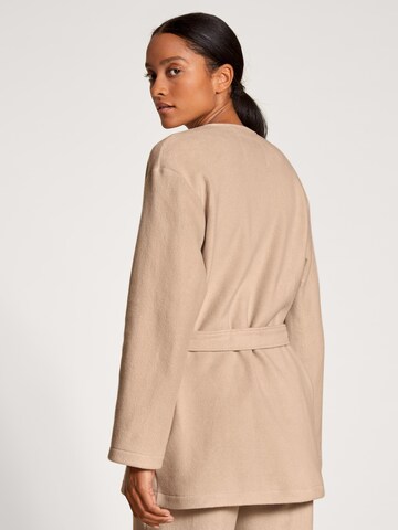 CALIDA Gebreid vest 'Loungewear Xtra' in Beige