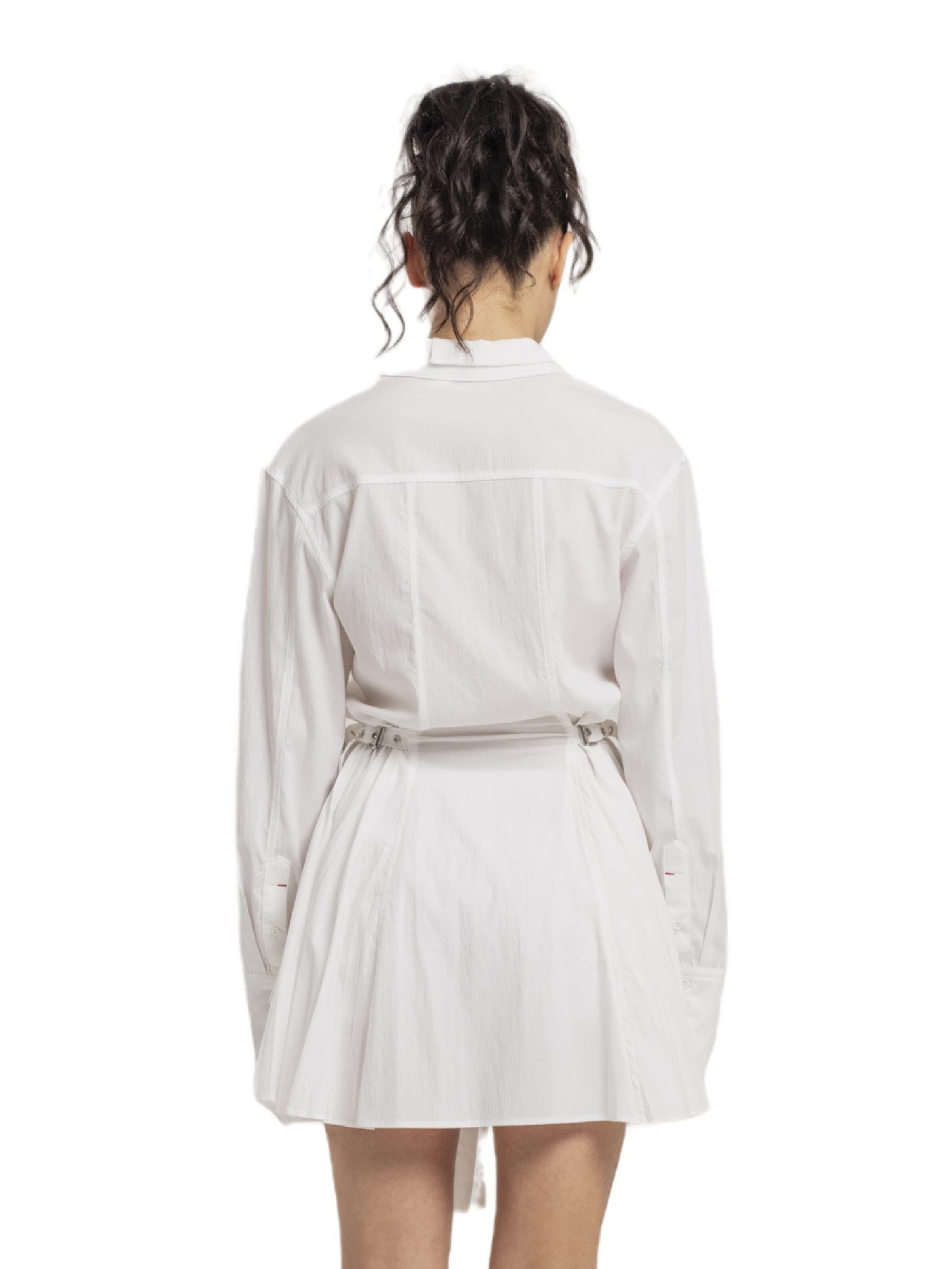 Robe-chemise 'Free Heaven' PCFG en blanc