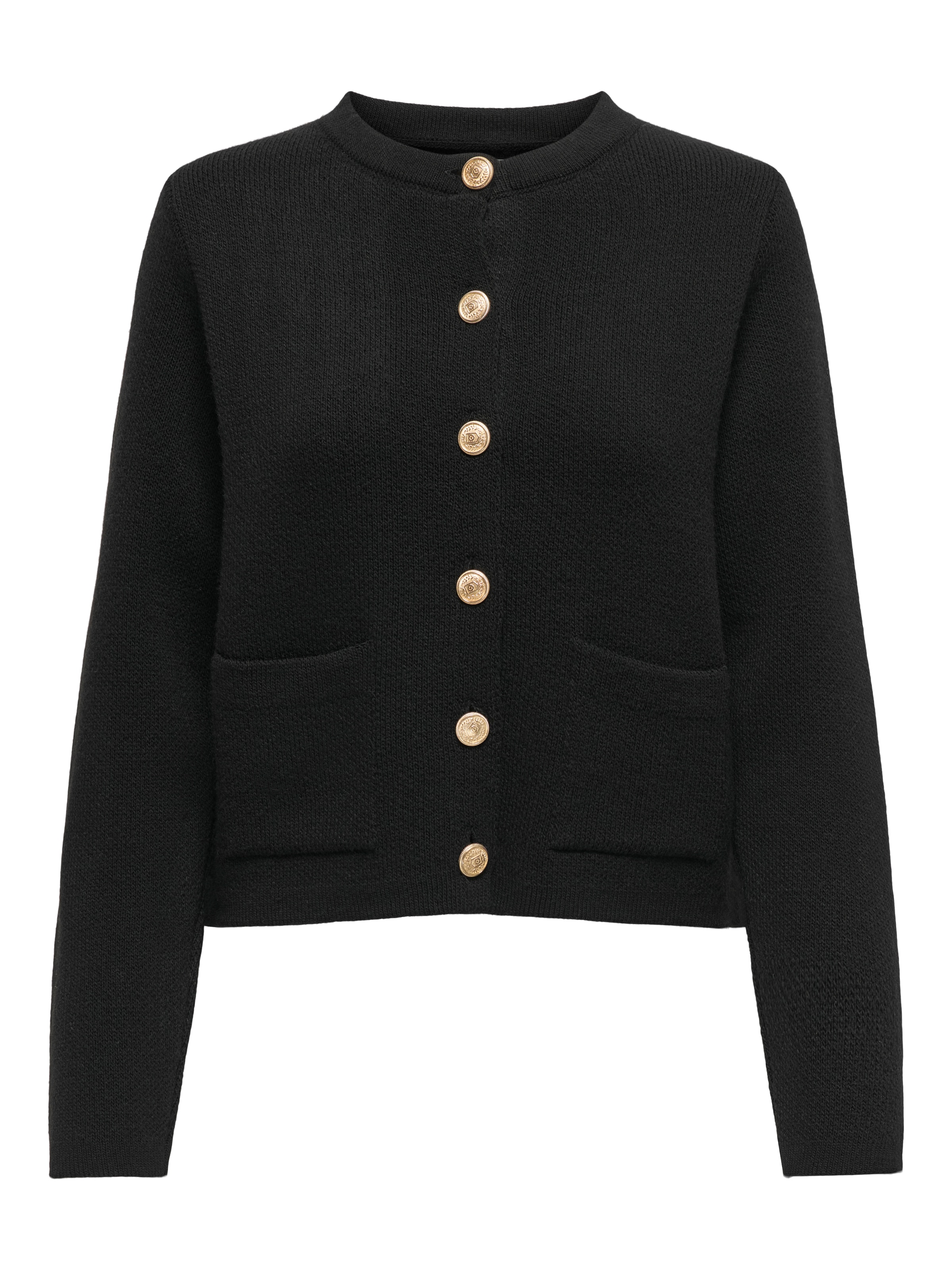 JDY Knit cardigan 'JDYKim' in Black: front