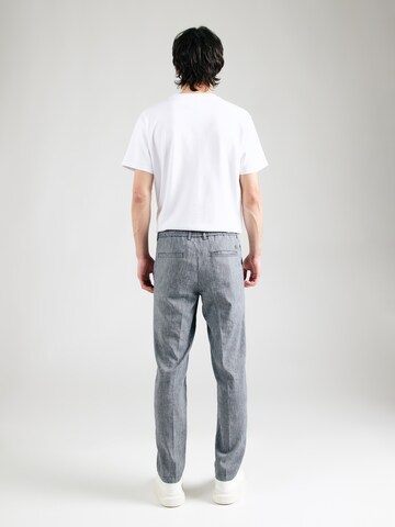 BOSS Конический (Tapered) Плиссированные брюки 'C-Kane' в Синий