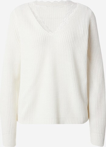 VILA Sweater 'Lou' in White: front