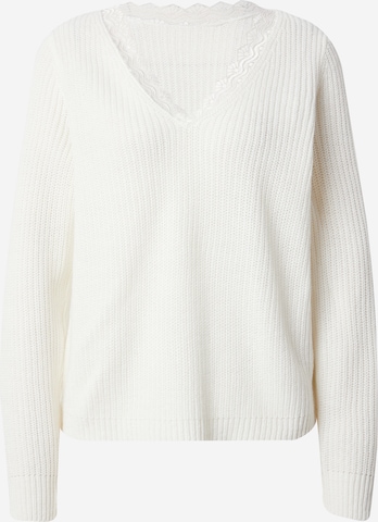 VILA Sweater 'Lou' in White: front