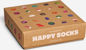 Chaussettes 'Wild And Free' Happy Socks en beige