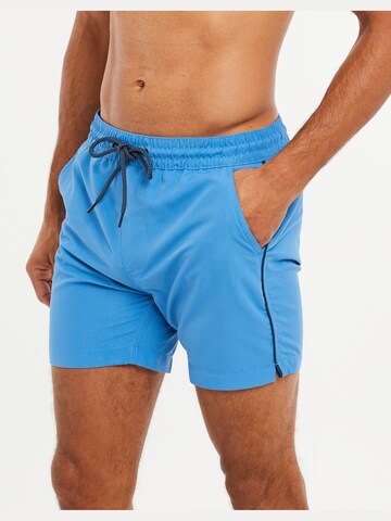 Shorts de bain 'Briar' Threadbare en bleu : devant