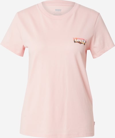 Marškinėliai 'THE PERFECT' iš LEVI'S ®, spalva – gelsvai pilka spalva / ruda (konjako) / rožinė / balta, Prekių apžvalga