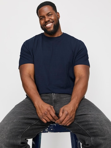 Jack & Jones Plus - Camiseta en azul