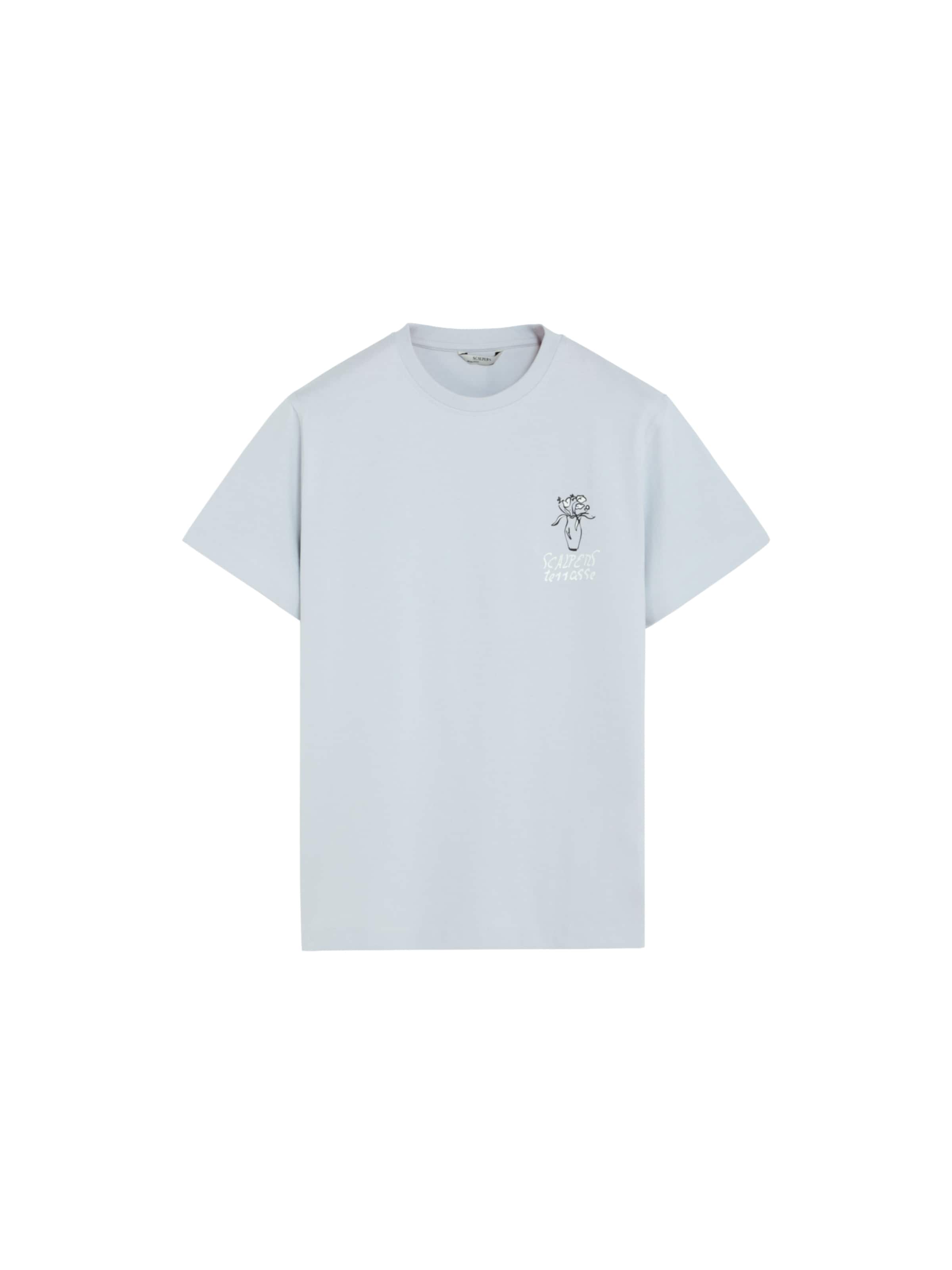 Scalpers Tričko ' ' - Modrá: predná strana