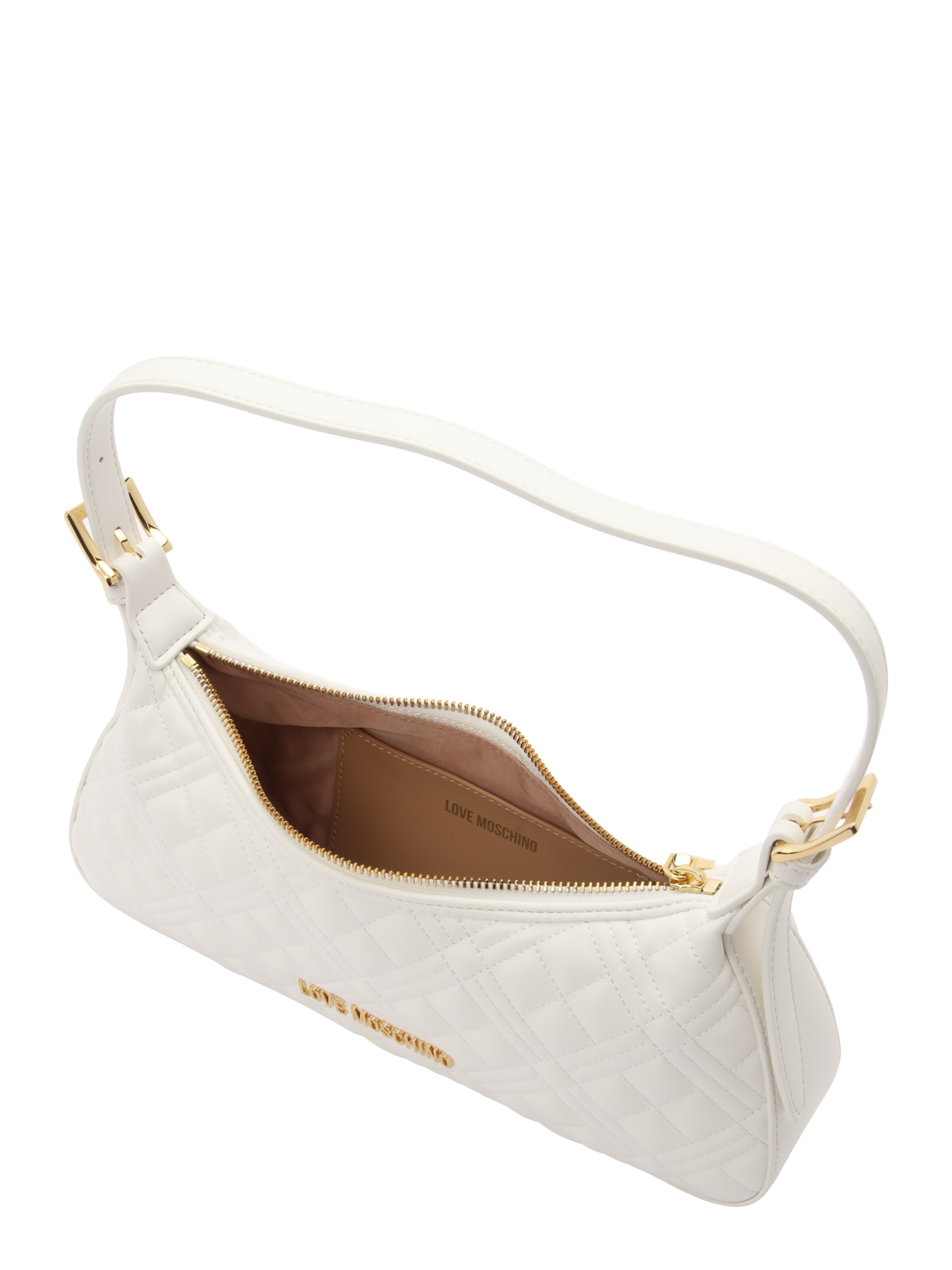 Borsa a spalla di Love Moschino in bianco
