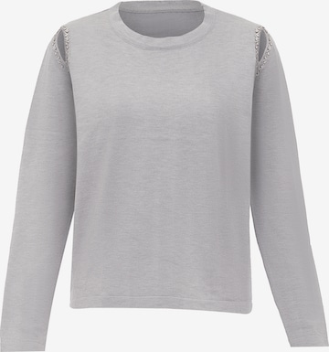 Pull-over carato en gris : devant