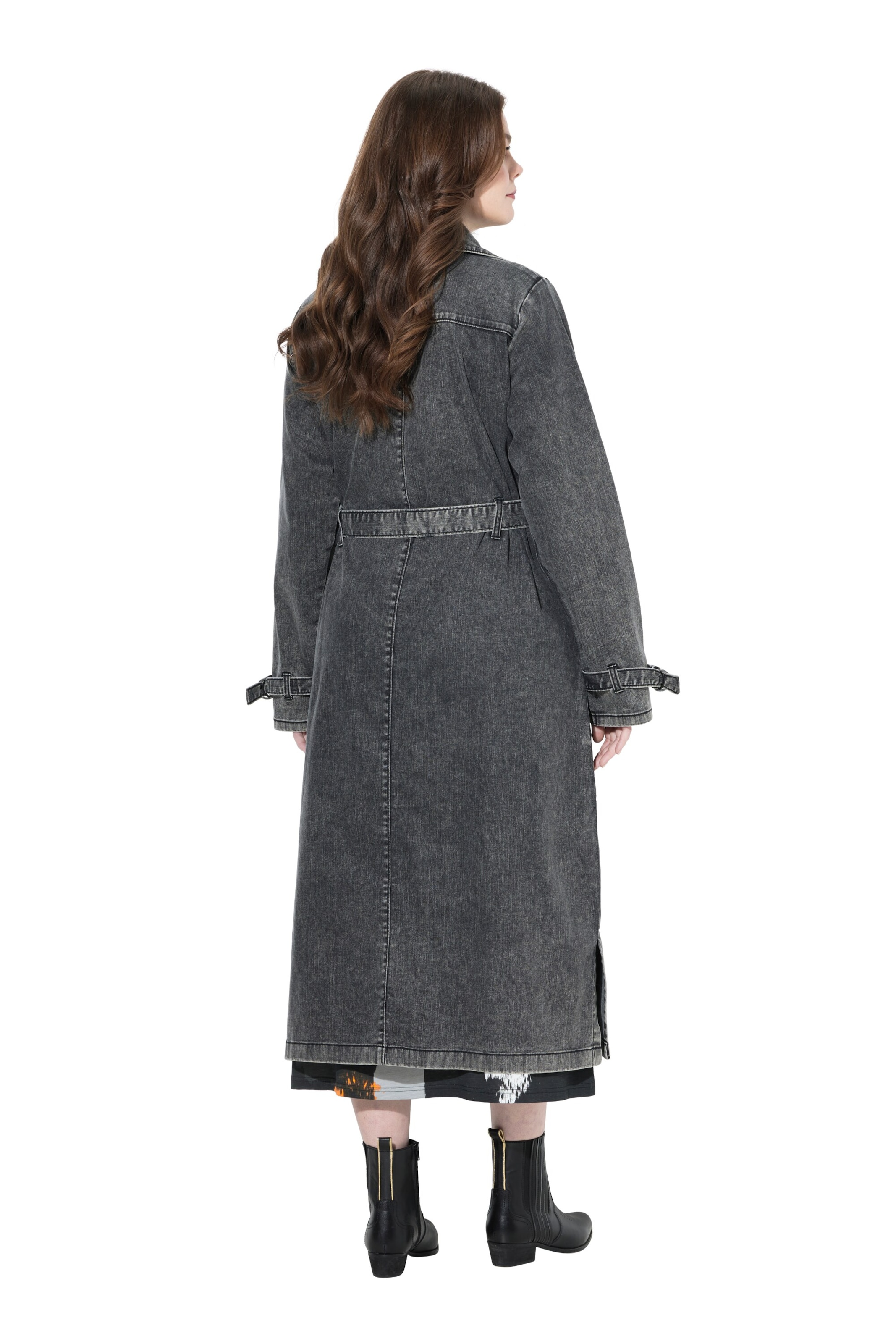 Ulla Popken Демисезонное пальто в Серый