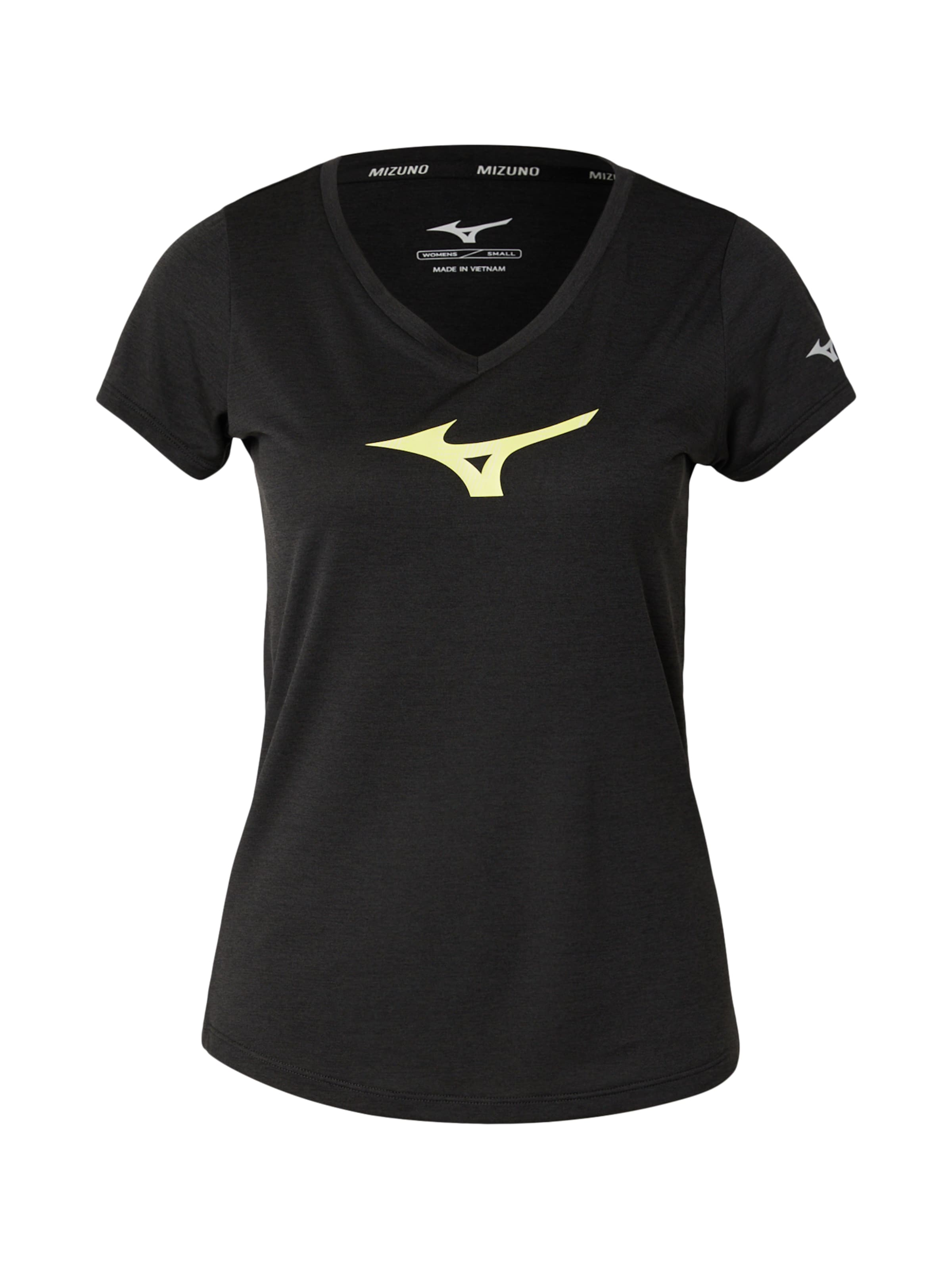 MIZUNO Performance shirt in Yellow / Black, Item view