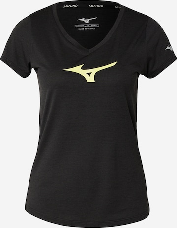 MIZUNO Toiminnallinen paita värissä musta: etupuoli