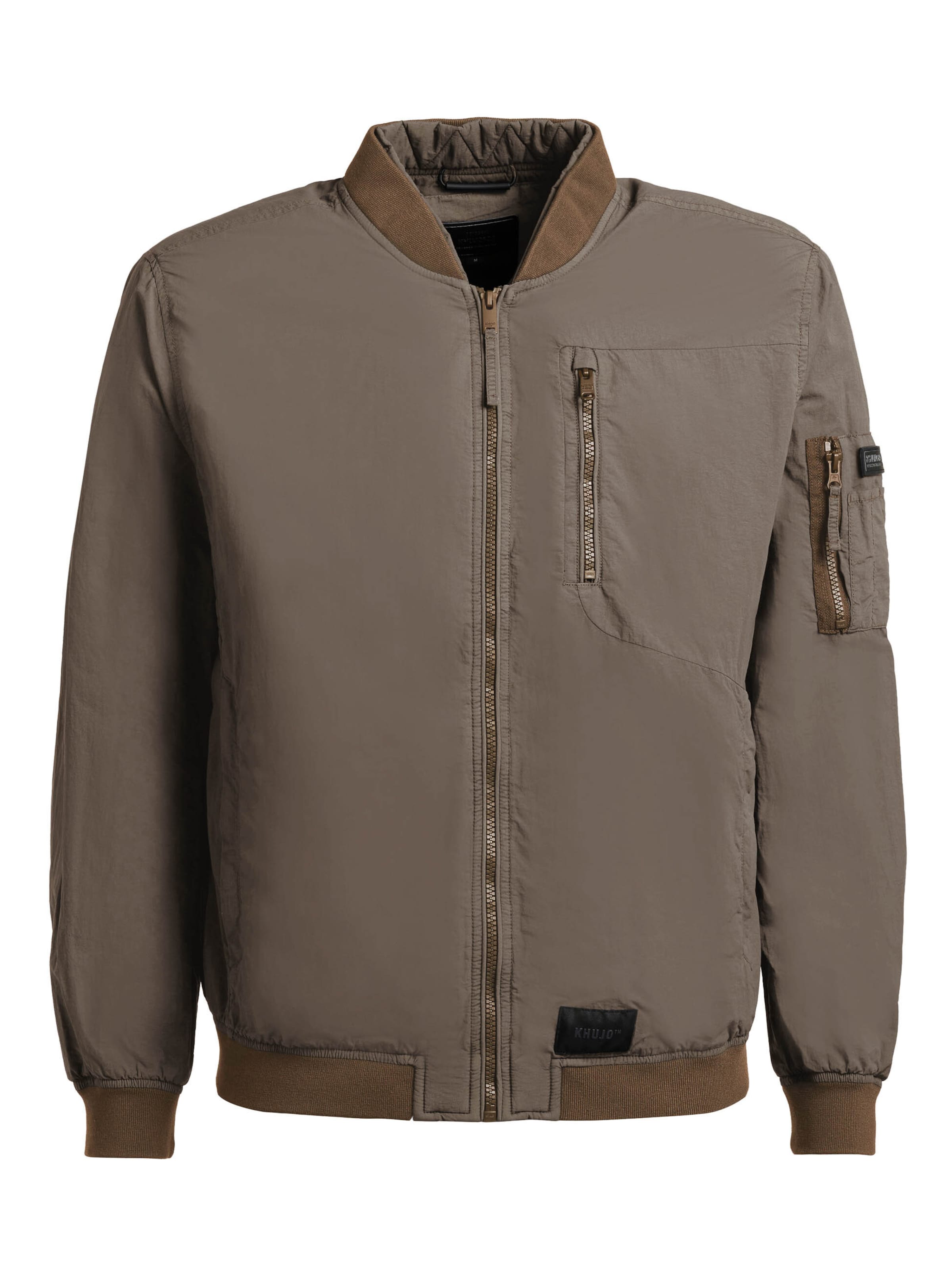 khujo Between-season jacket 'Ibe' in Brown: front