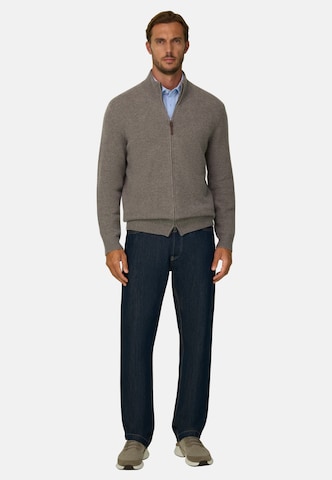 Boggi Milano Gebreid vest in Bruin