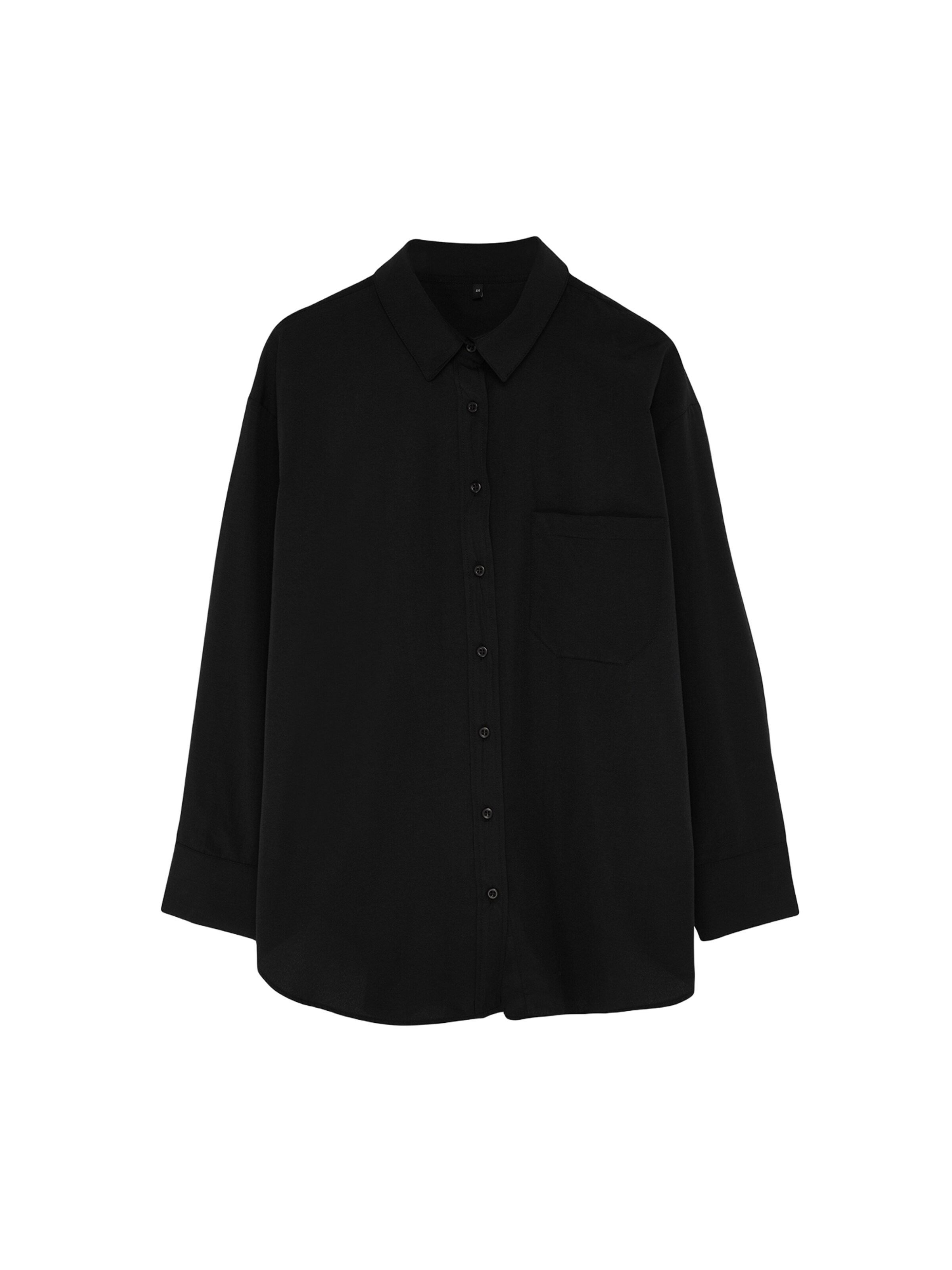 Trendyol Curve - Blusa en negro: frente