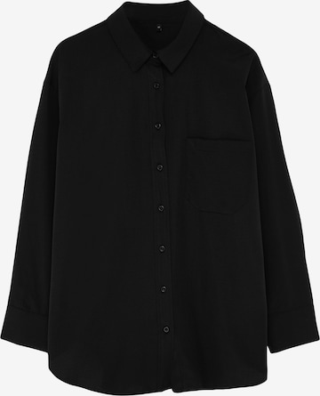 Trendyol Curve - Blusa en negro: frente